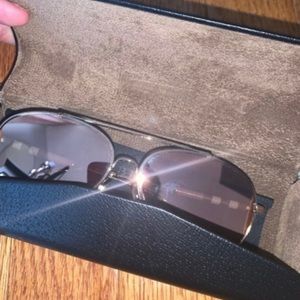 Burberry gold/ rose aviators